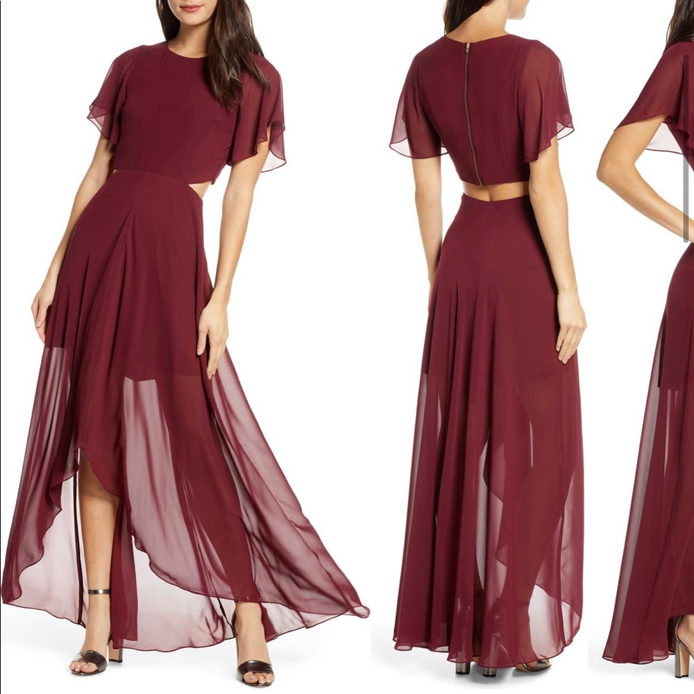 Wine 🍷 colored maxi dress